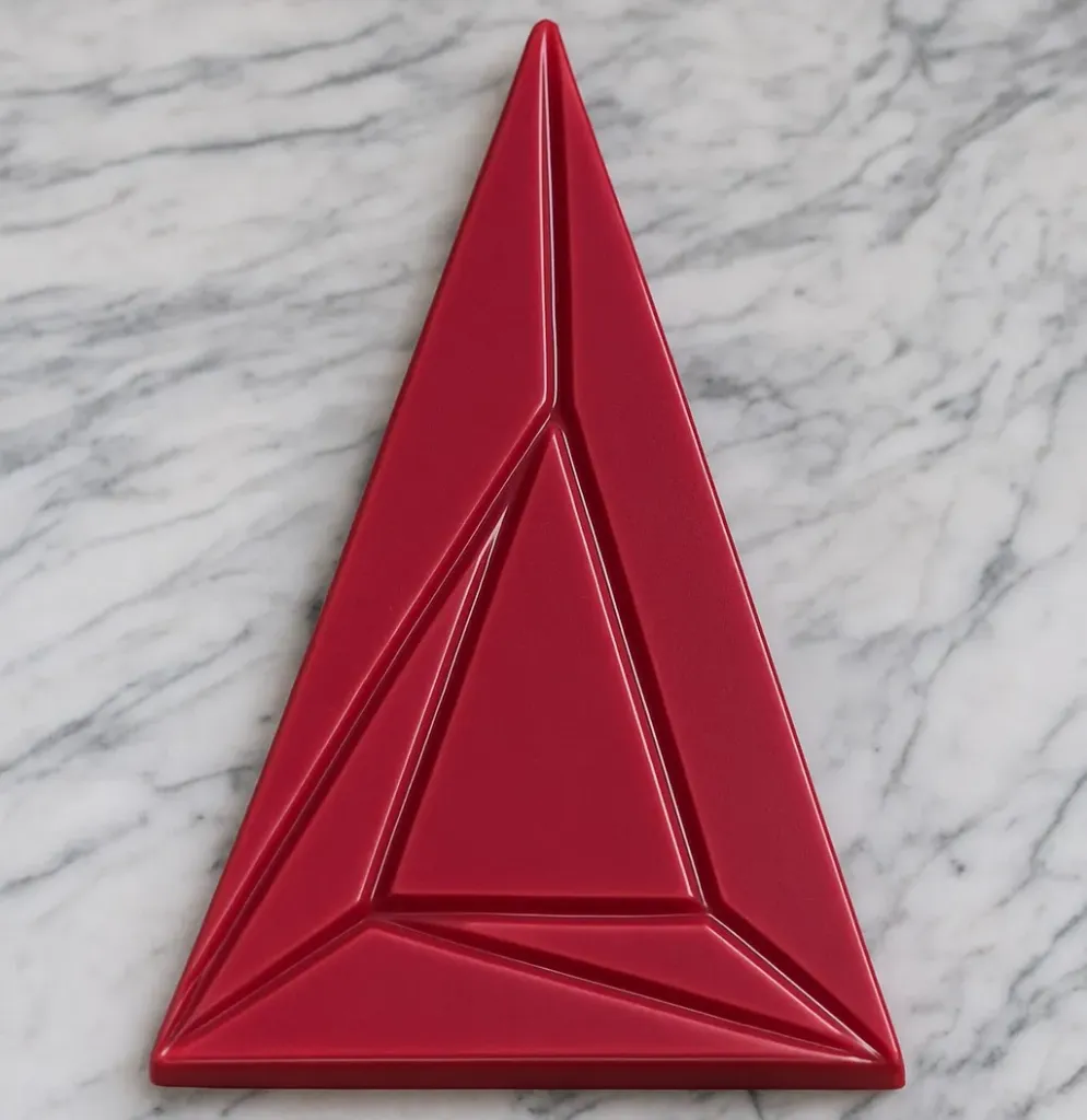 Sapin chocolat rose à la framboise (Pour 1 sapin chocolat)